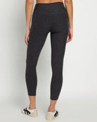 Heather Charcoal $|& Interval FlowHeather Sculpt Pocket Legging - SOF Back
