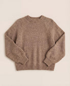 Heather Sandbar $|& SEAS Balloon Sleeve Crewneck Sweater - Hanger Detail