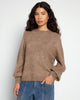 Balloon Sleeve Crewneck Sweater