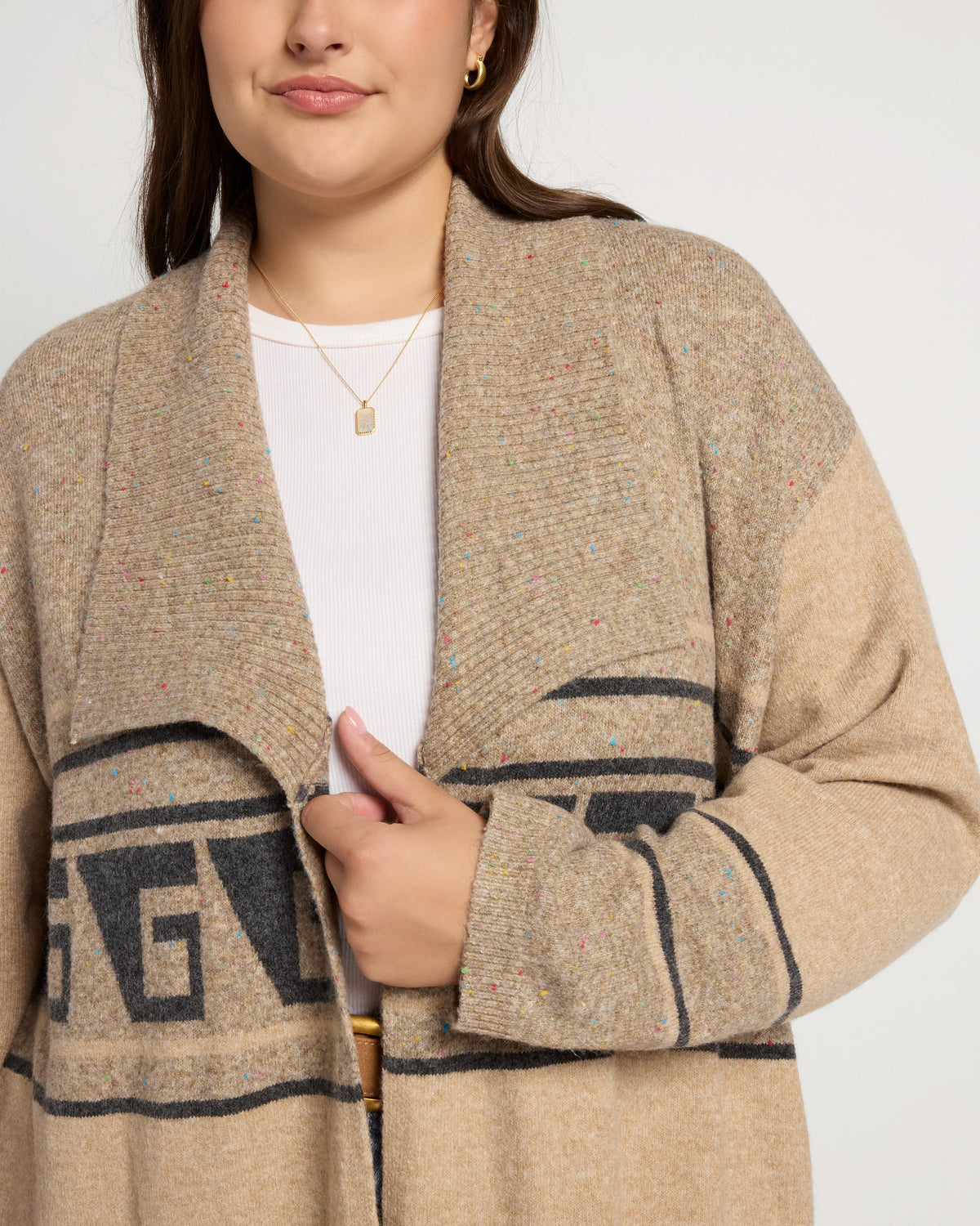 Birch Geo $|& SEAS Canyon Duster Cardigan - SOF Front