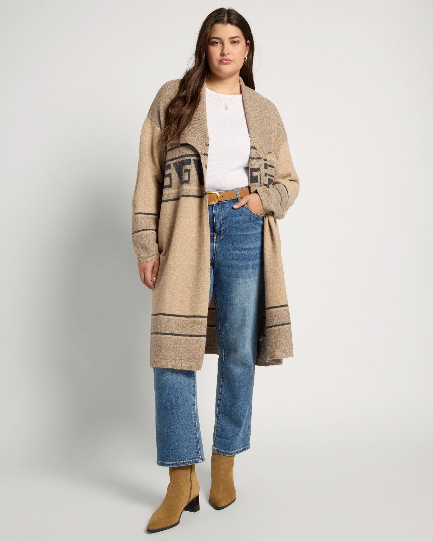 Birch Geo $|& SEAS Canyon Duster Cardigan - UGC On Fig