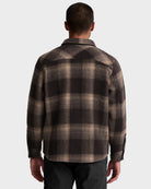 Midnight Plaid - Plaid #22 $|& Beyond Yoga Plaid Wool Blend Men's Shirt Jacket - Hanger Side