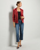 Maple $|& SEAS Aries Ruched Sleeve Blazer - UGC On Fig