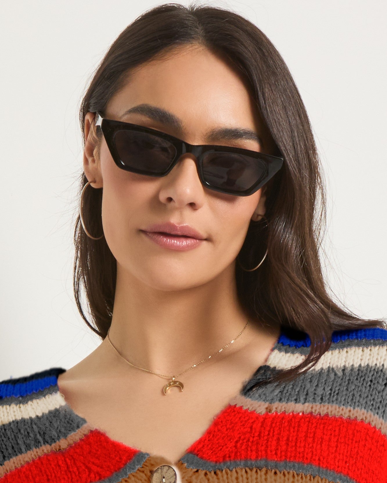 Black/Smoke $|& AIRE Polaris Sunglasses - SOF Front
