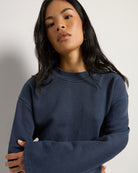 Mariner Midnight $|& SEAS Blaze Fitted Sweatshirt - VOF Front