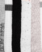 Red/Grey Mix $|& MUK LUKS 6 Pack Microfiber Boot Socks - Hanger Back