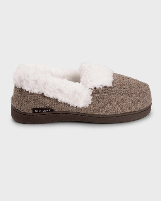Taupe $|& MUK LUKS Anais Slipper - Hanger Front