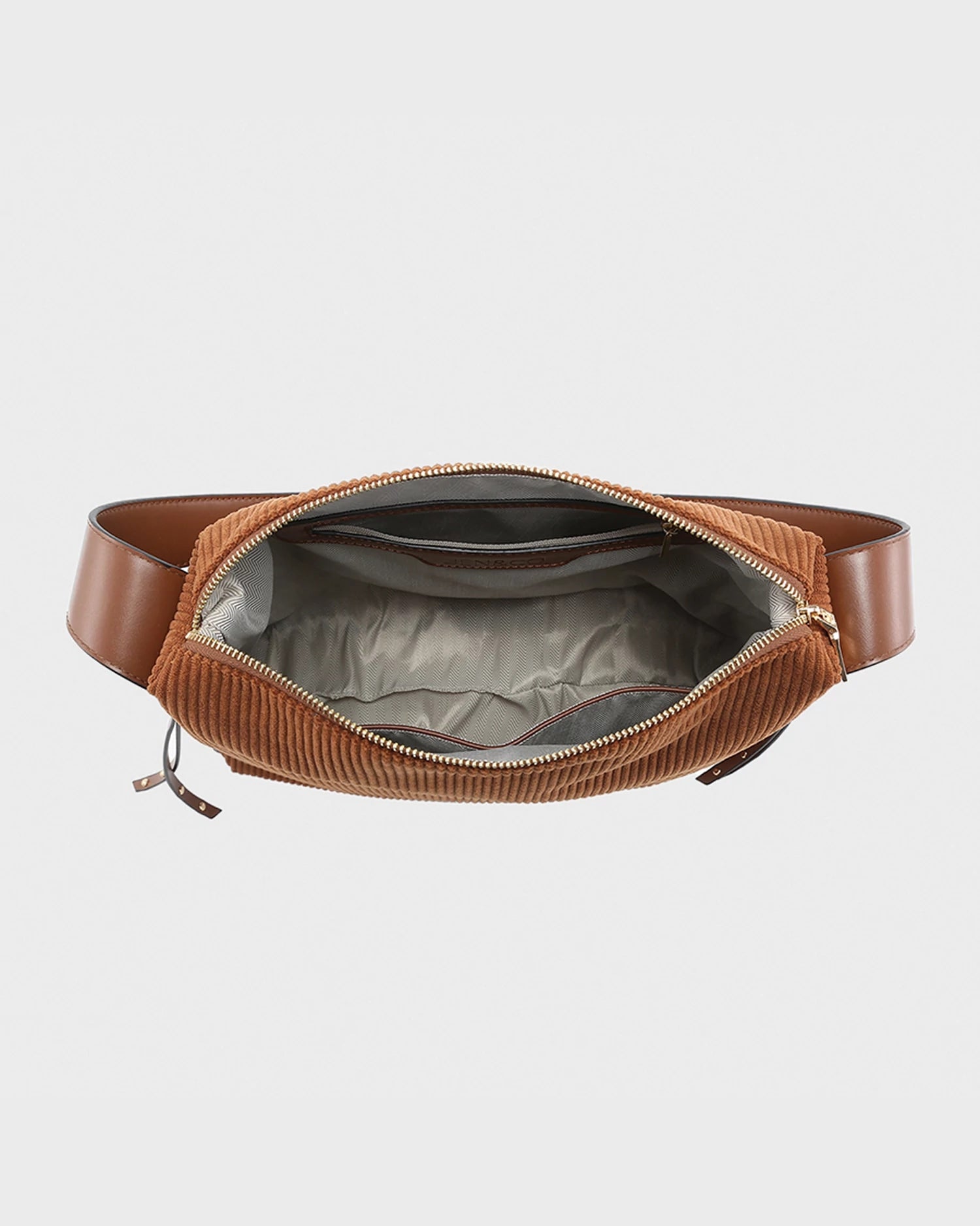 Brown $|& Jen & Co. Michaela Corduroy Hobo - Hanger Back