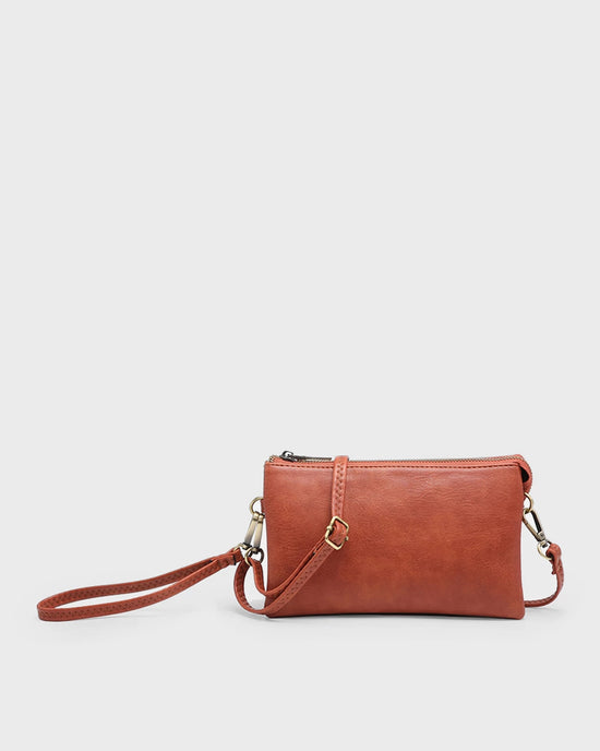Rust $|& Jen & Co. Riley Crossbody/Wristlet - VOF Detail