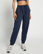 Ink Navy $|& Interval Triblend Jogger - SOF Front