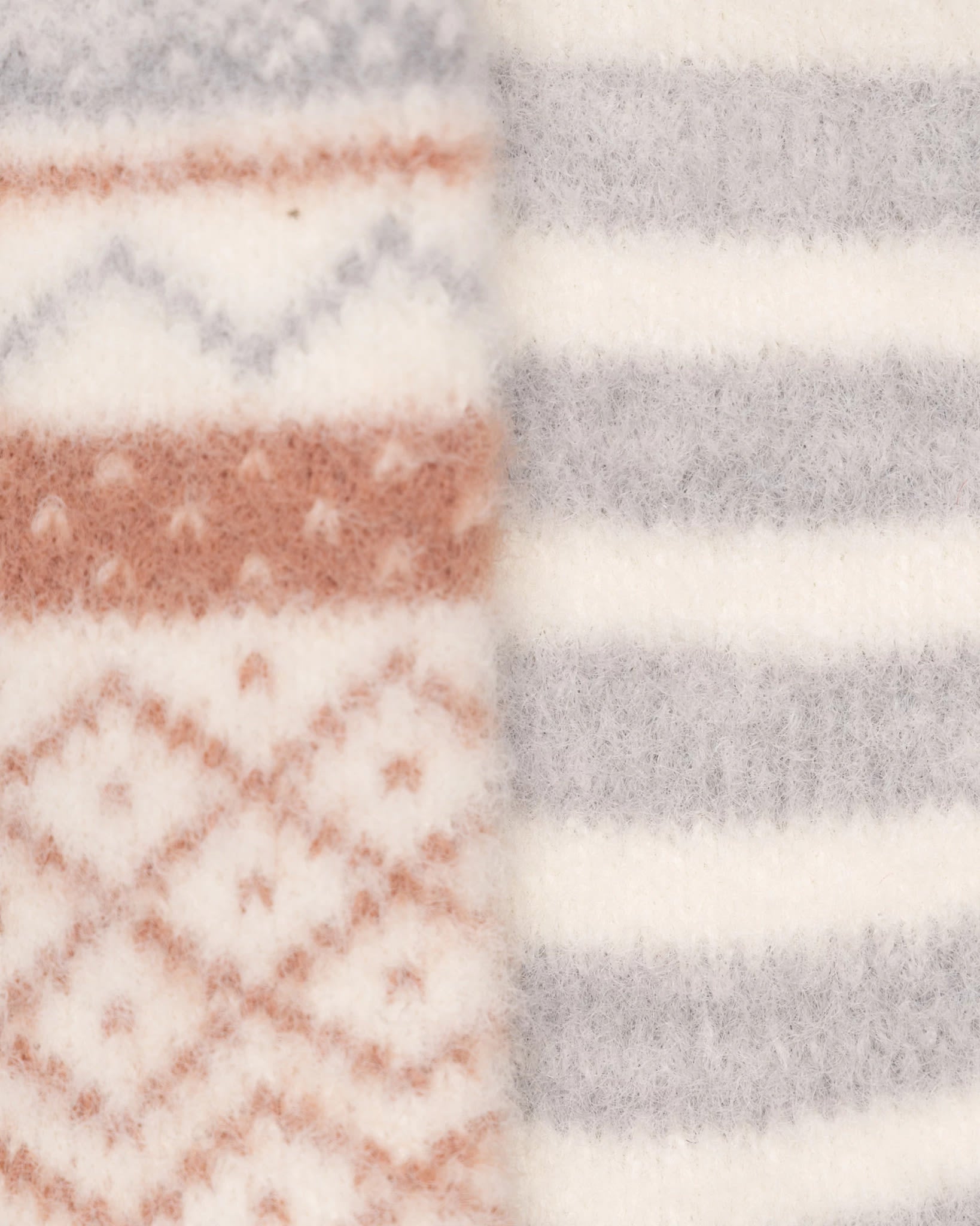 Canyon Rose/Grey Pack $|& MUK LUKS Sweater Socks 2 Pack - Hanger Back
