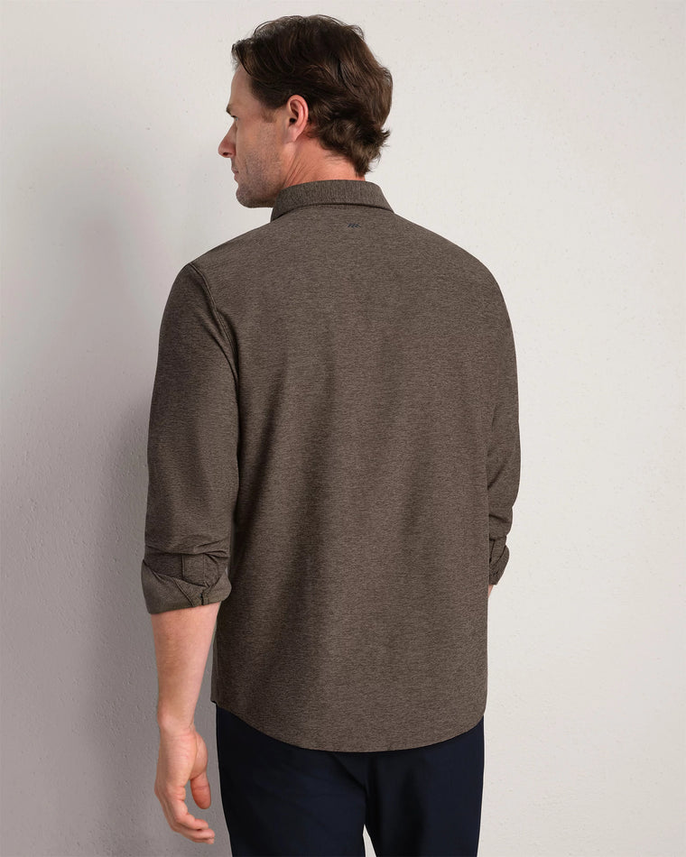 Cafe Noir $|& Rhone Wfh Shirt - Hanger Side