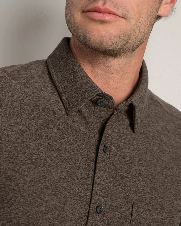 Cafe Noir $|& Rhone Wfh Shirt - Hanger Back