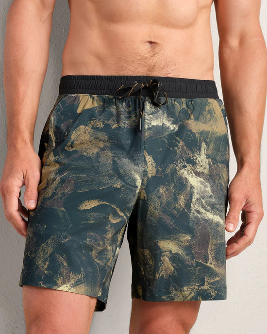 Fatigue Green Camo $|& Rhone 7' Pursuit Short Unlined - VOF Detail
