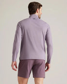 Gray Stone $|& Rhone Rise 1/4 Zip - Hanger Side