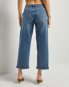 Swell $|& SEAS Avery Cropped Straight Jean - SOF Back