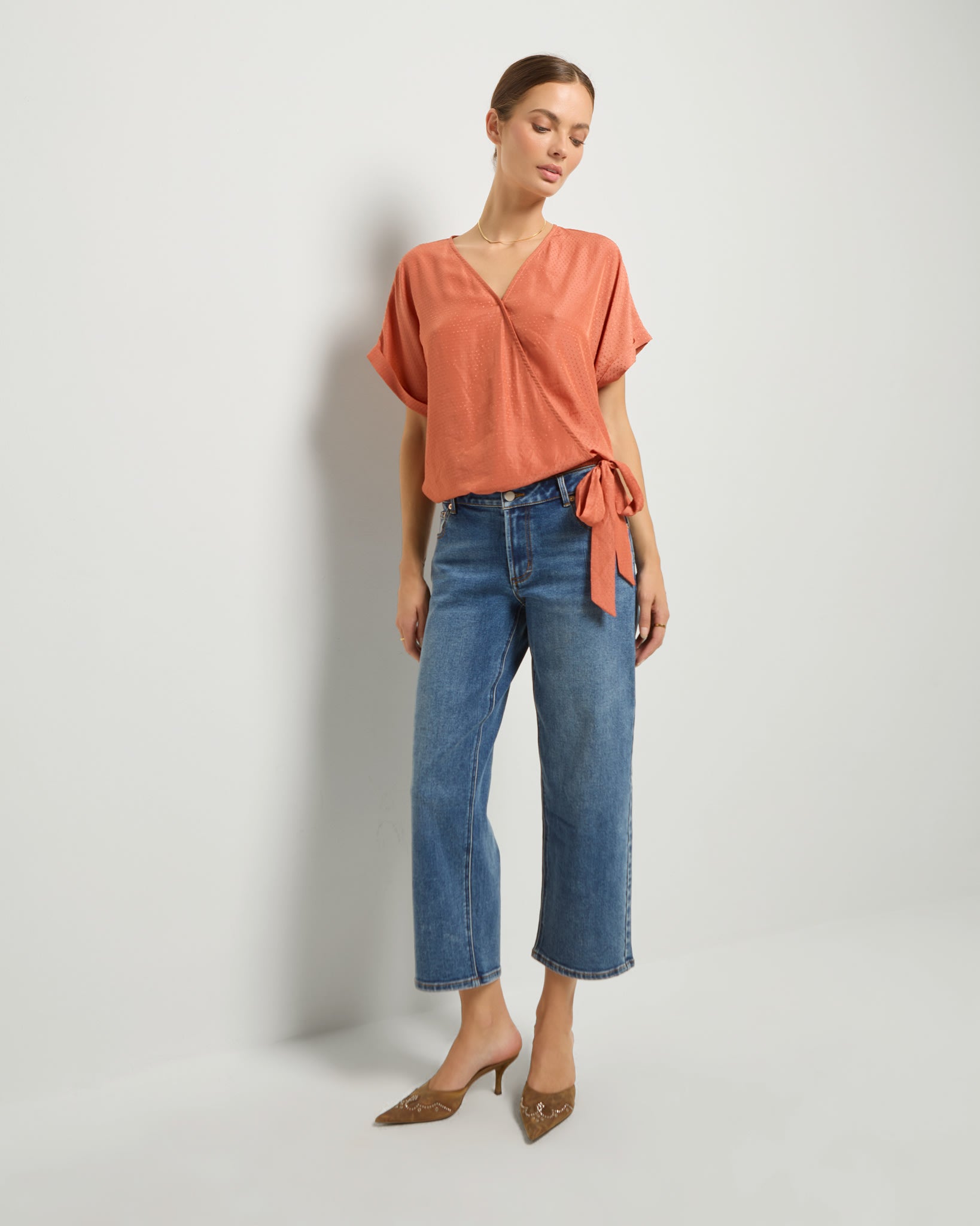 Swell $|& SEAS Avery Cropped Straight Jean - VOF Side