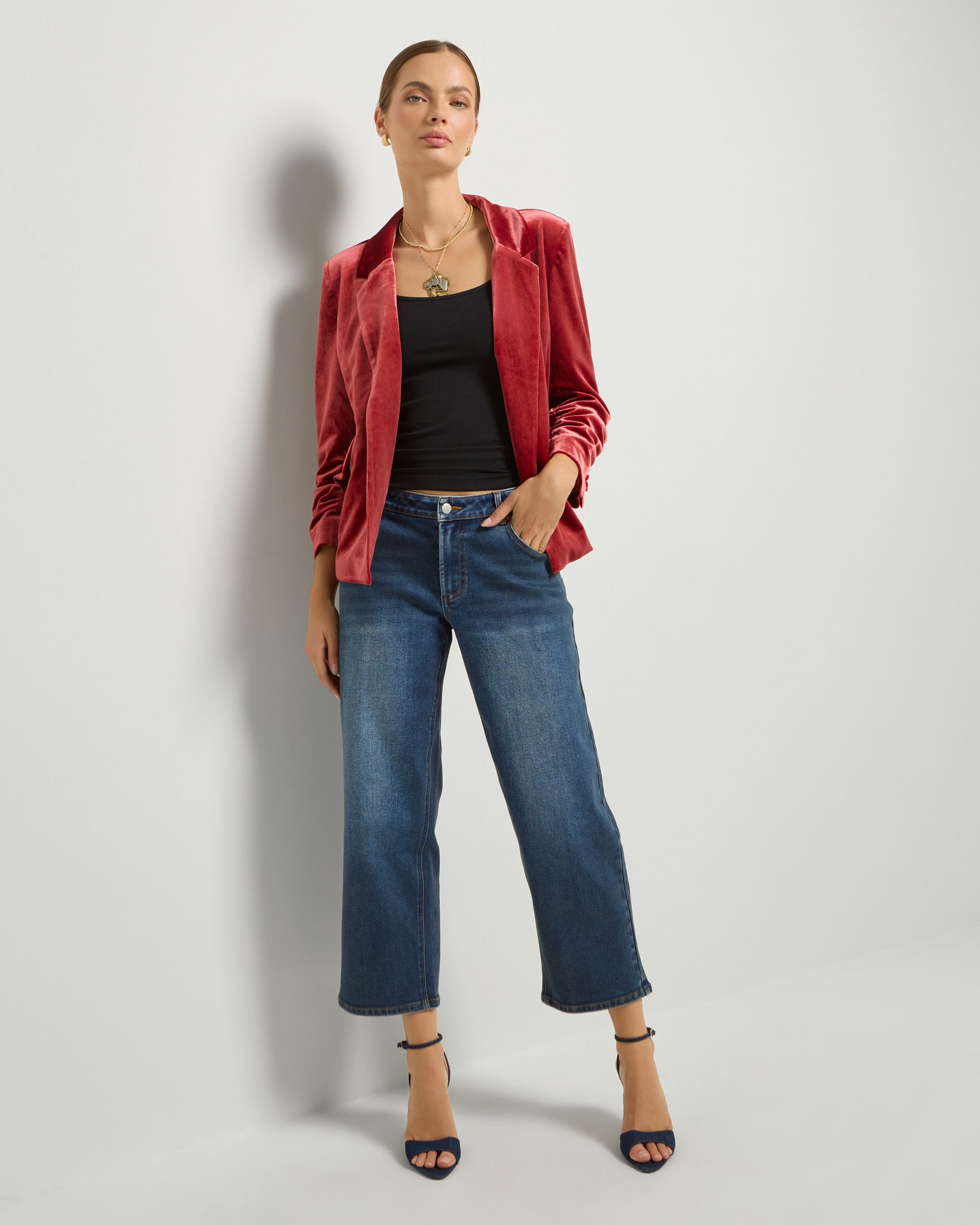Rip Tide $|& SEAS Avery Cropped Straight Jean - UGC On Fig