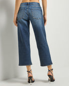 Rip Tide $|& SEAS Avery Cropped Straight Jean - SOF Back