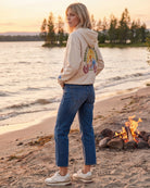 Rip Tide $|& SEAS Avery Cropped Straight Jean - SOF Side