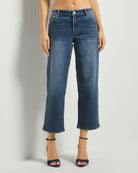Rip Tide $|& SEAS Avery Cropped Straight Jean - SOF Front