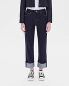 Rinse $|& Bayeas High Rise Straight Leg Jeans - VOF Detail