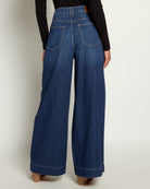 Dark Wash $|& Hidden The Nori Super Soft Trouser Jean - SOF Full Front