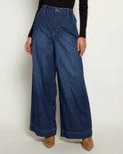 Dark Wash $|& Hidden The Nori Super Soft Trouser Jean - SOF Front