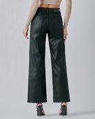 Black Coated $|& Hidden The Logan Dad Jean - Hanger Side