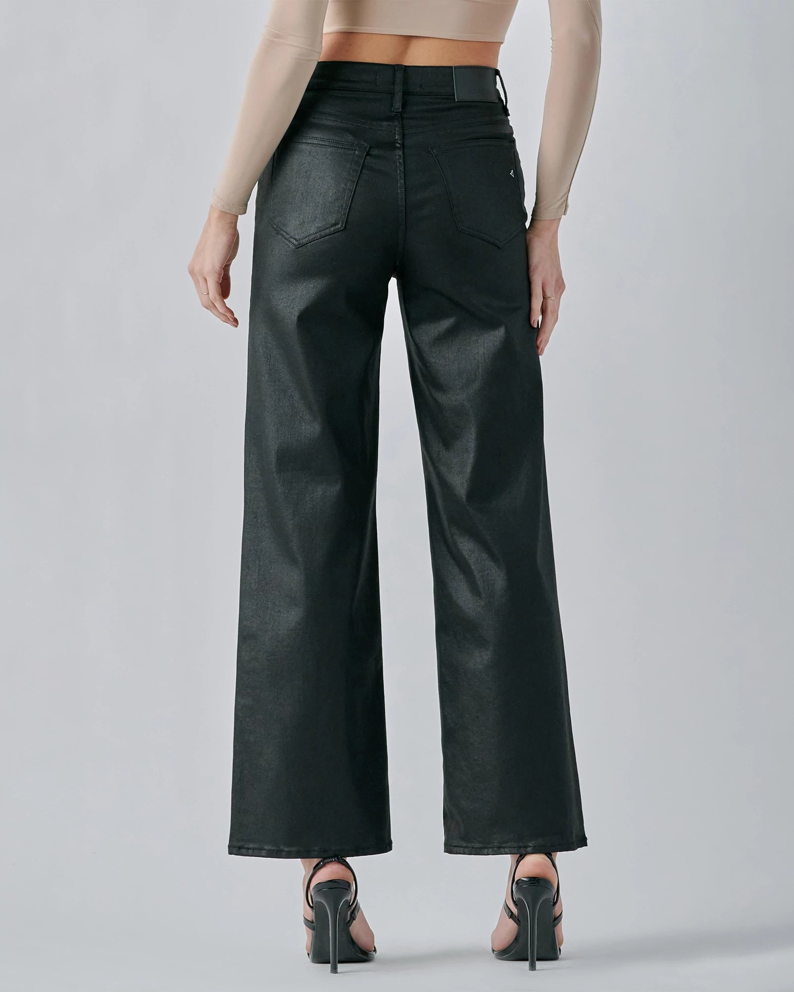 Black Coated $|& Hidden The Logan Dad Jean - Hanger Side