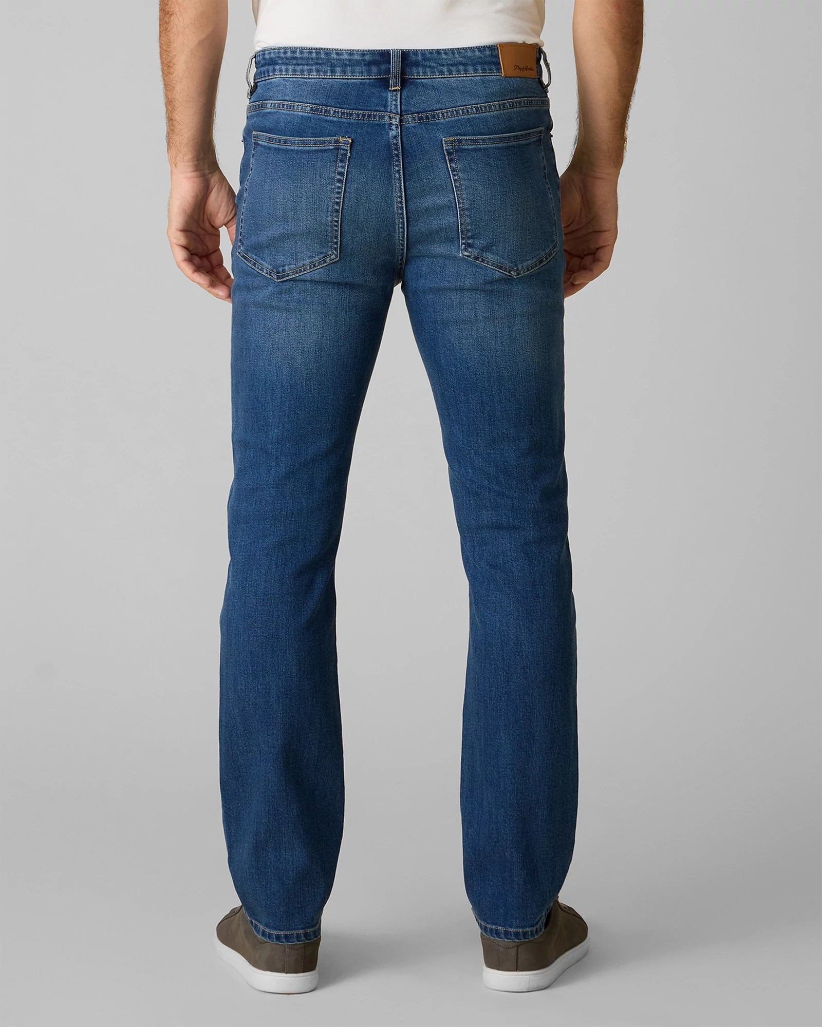 Medium Wash $|& Flag & Anthem Highland Oakland Slim Cooling Jean - Hanger Side