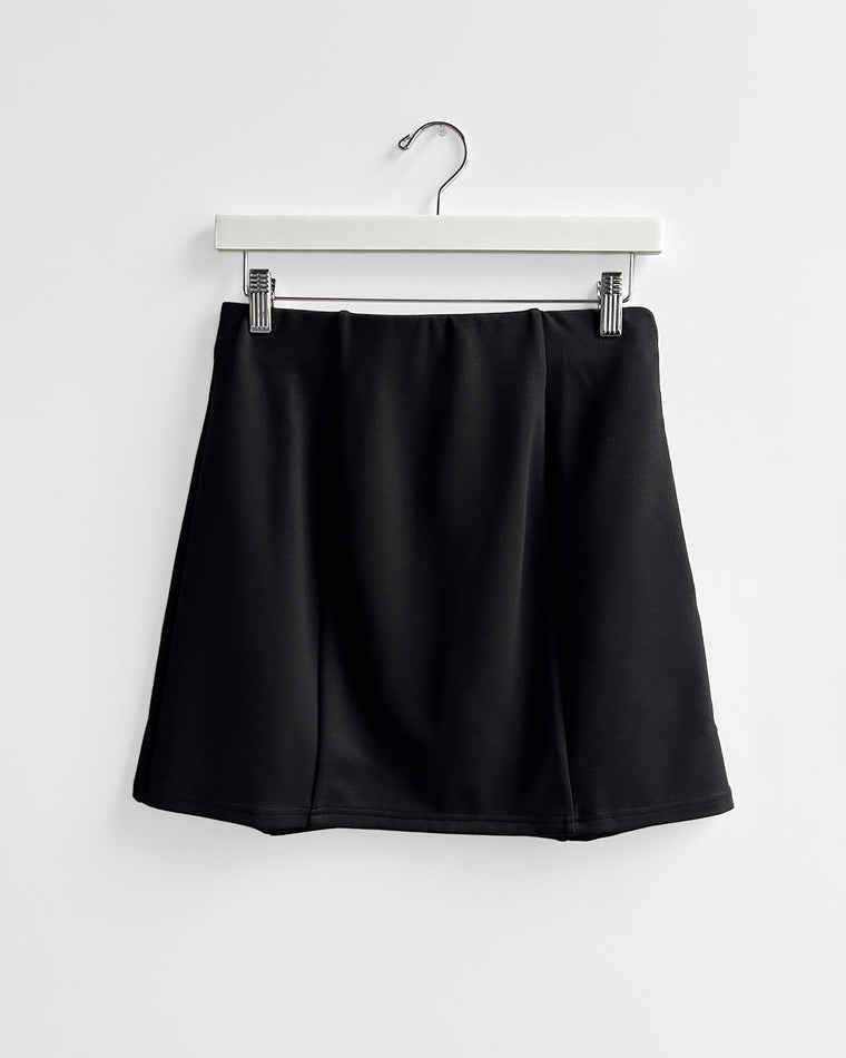 Black $|& Weekend LA Tara Ponte Skirt - Hanger Detail