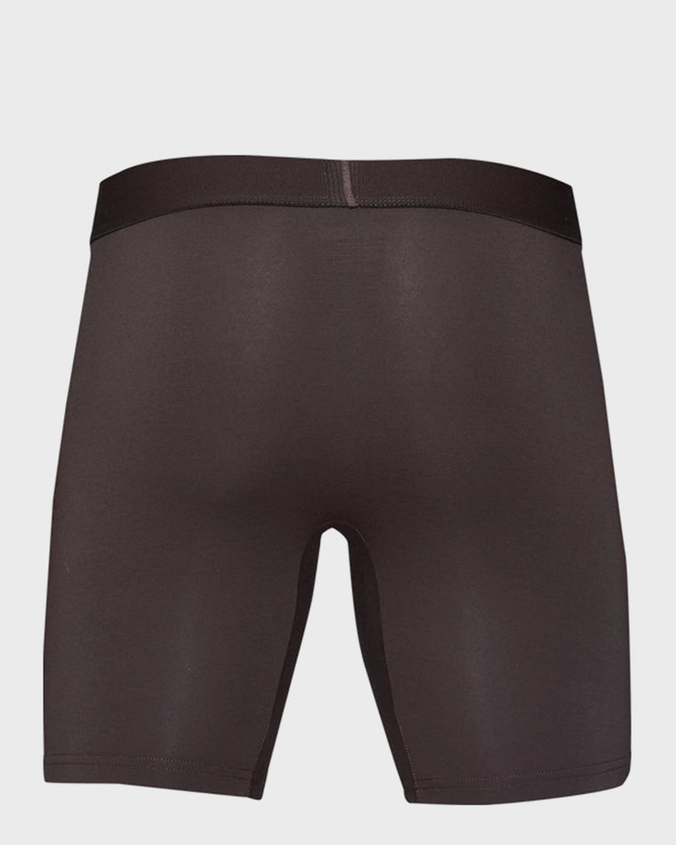 Walnut $|& Wood Underwear 6" Biker Brief With Fly - Hanger Side