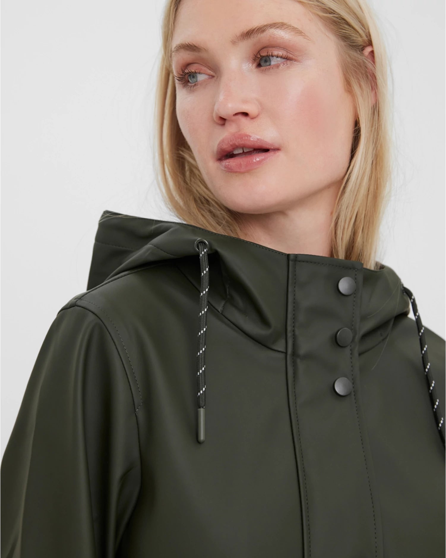 Peat $|& Vero Moda Malou Coated Raincoat - Hanger Back