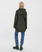 Peat $|& Vero Moda Malou Coated Raincoat - Hanger Side