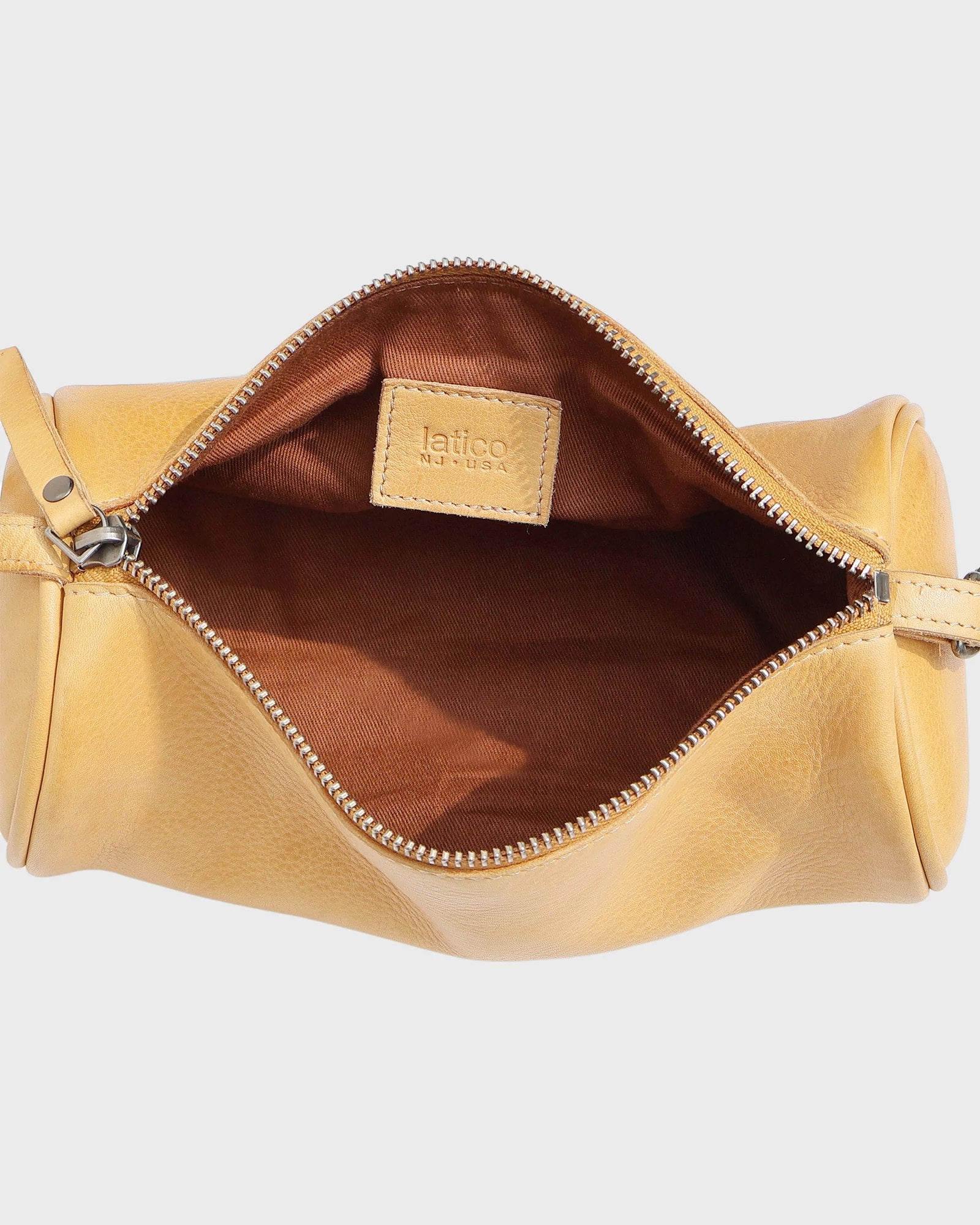 Camel $|& Latico Leathers Twyla Crossbody - Hanger Back