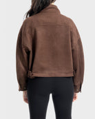 Sequoia $|& Max Studio Vegan Suede Jacket - Hanger Side
