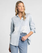 Mia Pinstripe $|& Thread & Supply Ginger Shirt - VOF Detail
