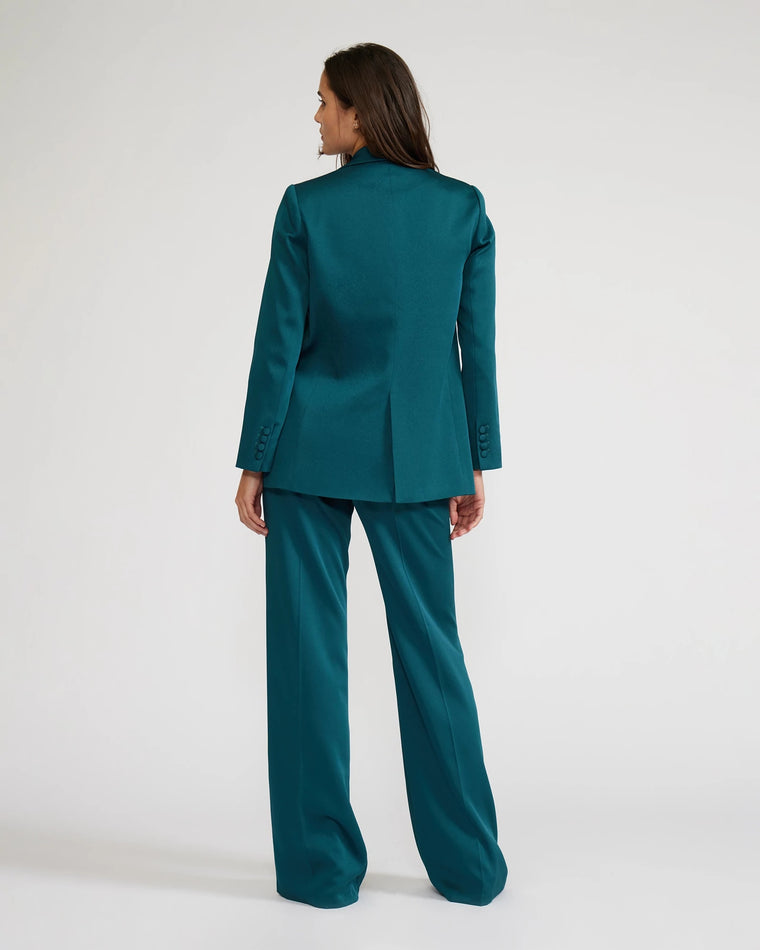 Teal $|& Lucy Paris Bailey Trouser Pant - Hanger Side