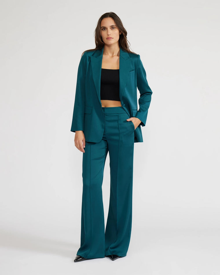 Teal $|& Lucy Paris Bailey Trouser Pant - VOF Detail