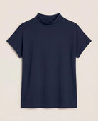 Mariner Midnight $|& SEAS Pier Funnel Neck Hacci Tee - Hanger Detail