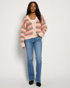 Ivory Multi $|& ACOA Novelty Cardigan - UGC On Fig