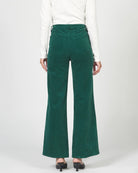 Rainforest $|& Dear John Fiona Wide Leg Corduroy Trouser - Hanger Side