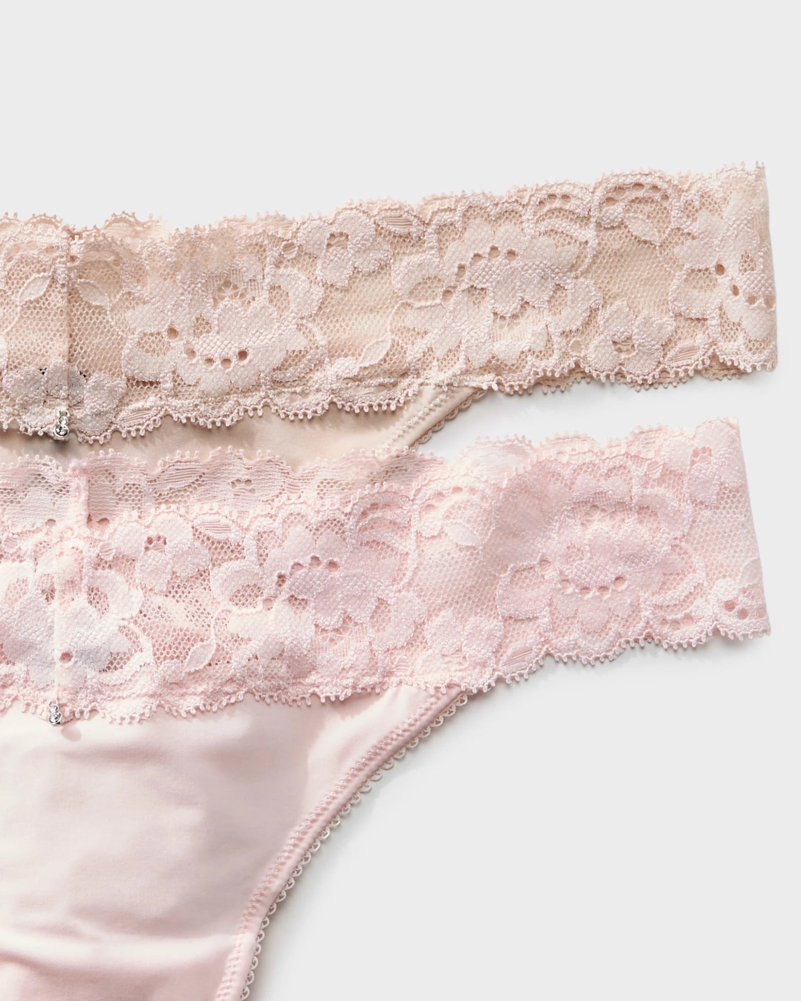 Blush/Champagne 2 Pack $|& Montelle Thong