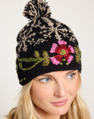 Black $|& Lost Horizons Knitwear Eleanor Beanie - SOF Full Front