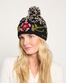Black $|& Lost Horizons Knitwear Eleanor Beanie - SOF Front