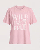 Tea Rose $|& SEAS Wild & Free Tides Graphic Tee - Hanger Detail