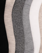 Neutral Pack $|& MUK LUKS 4.5" Whisper Soft Crew Sock 6 Pack - Hanger Back