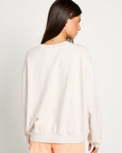 Vintage White $|& Project Social T Margarita Sweatshirt - SOF Back