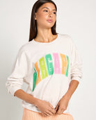 Vintage White $|& Project Social T Margarita Sweatshirt - SOF Front
